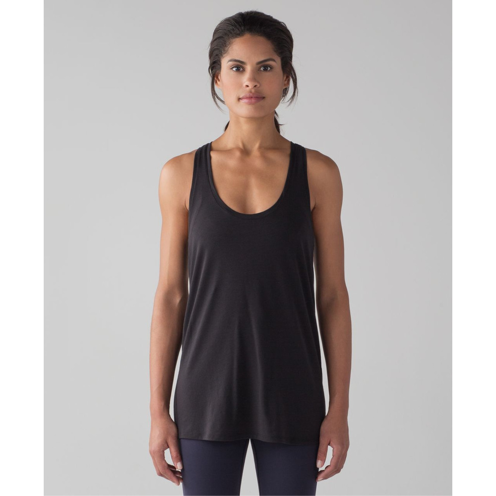 Lululemon Love Black Racerback‎ Tank Top Size 6